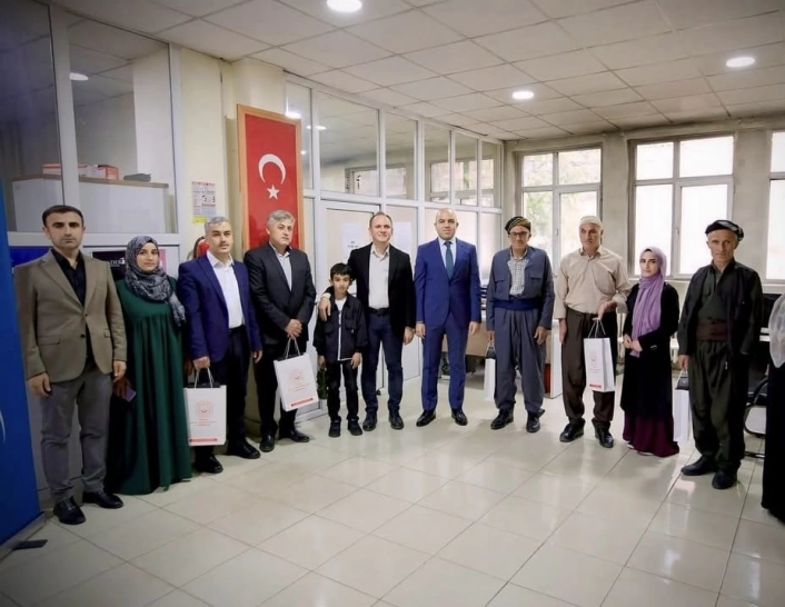 Şemdinli'deki gazilere akıllı baston desteği