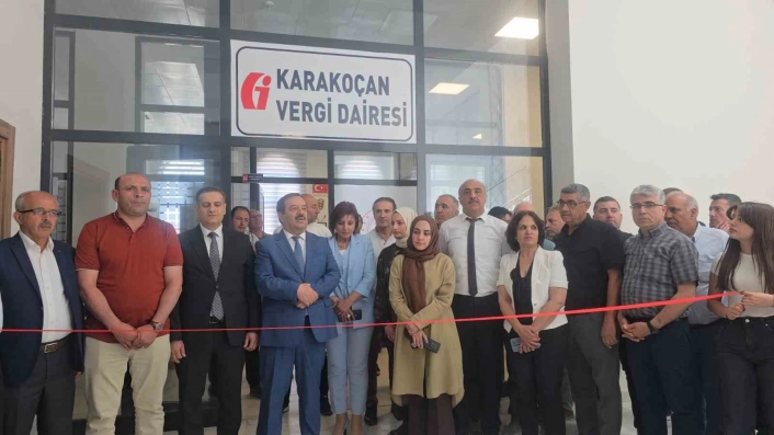 Karakoçan'da Vergi Dairesi açılışı yapıldı