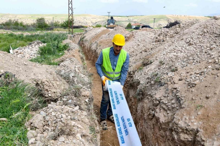 MASKİ'den Akçadağ'a bin 900 metrelik içme suyu hattı