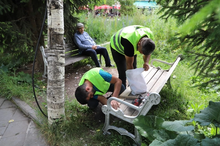 Ardahan'ın park ve bahçeleri yenileniyor