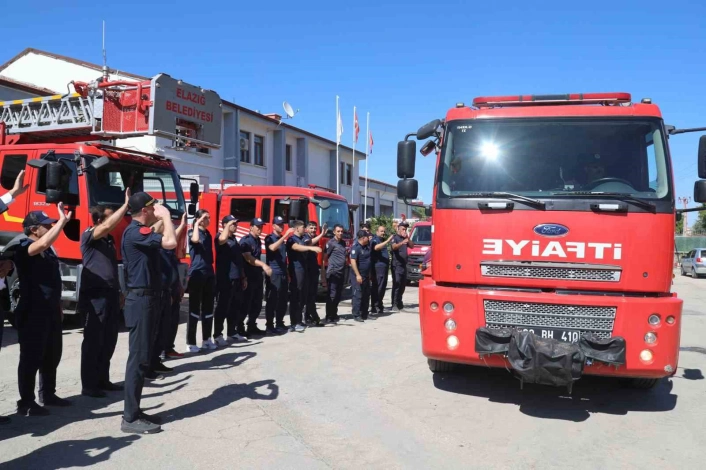 Hatay'daki orman yangınına müdahaleye Elazığ Belediyesi'nden destek