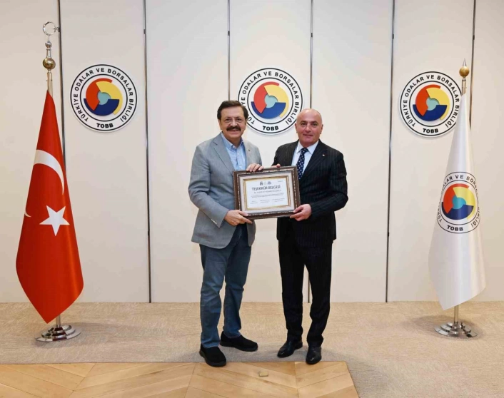 Hisarcıklıoğlu'na Palandöken Ekonomi Forumu teşekkürü