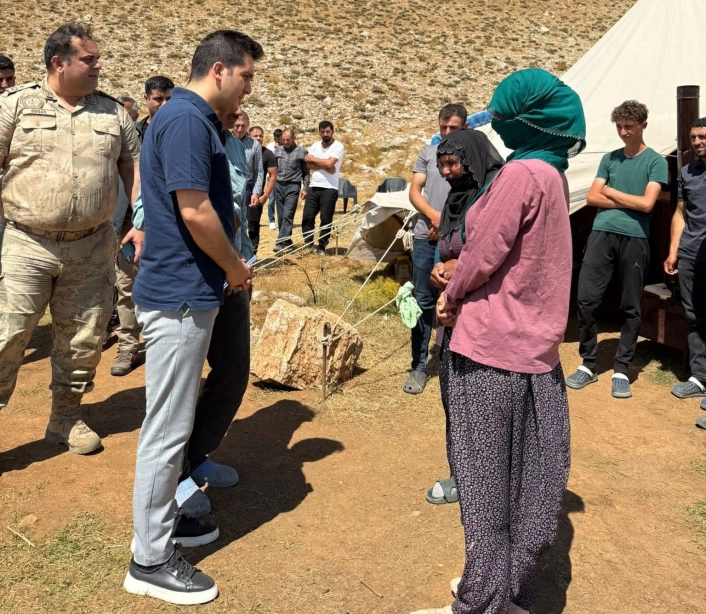Kaymakam Çolak'tan taziye ziyareti