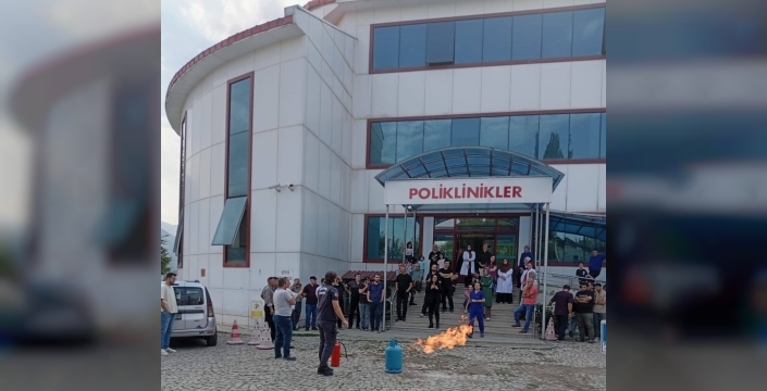 Erzurum itfaiyesinden eğitim desteği