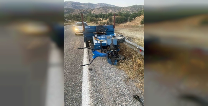 Hizan’da patpat devrildi: 6 metreden şarampole uçan sürücü yaralandı
