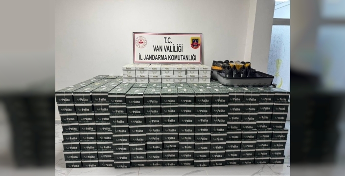 Van’da 799 çift kaçak ayakkabı ele geçirildi