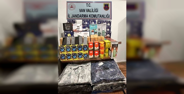 Van’da gümrük kaçağı malzemeler ele geçirildi