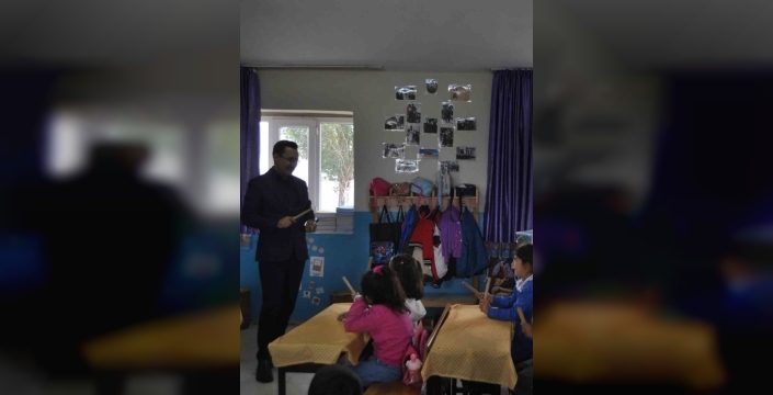 Akyaka Kaymakamı Demirtaş, okul ziyaretlerini sürdürüyor
