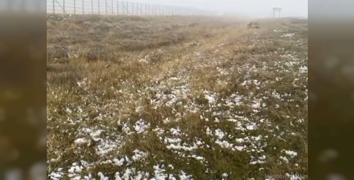 Ardahan’ın yüksek kesimlerinde kar yağışı etkili oldu