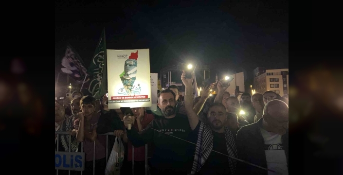 Bingöl’de Filistin’e destek yürüyüşü