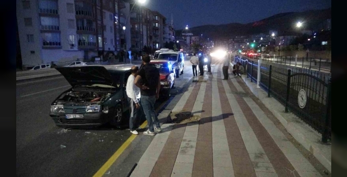 Malatya’da 4 araçlı zincirleme kaza: 2 yaralı