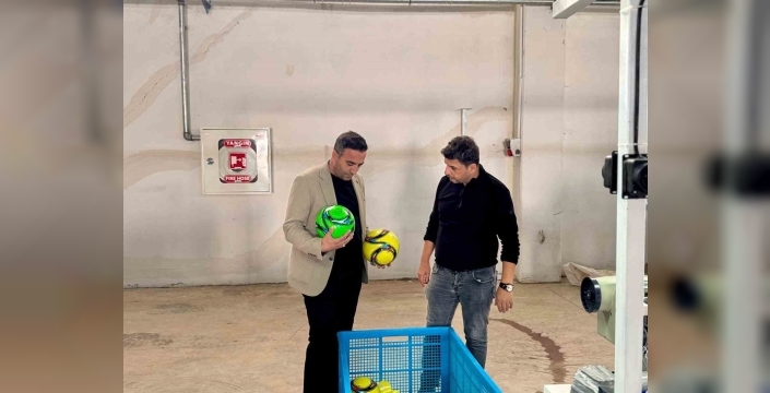 Malatya’da futbol topu üretimine başlandı