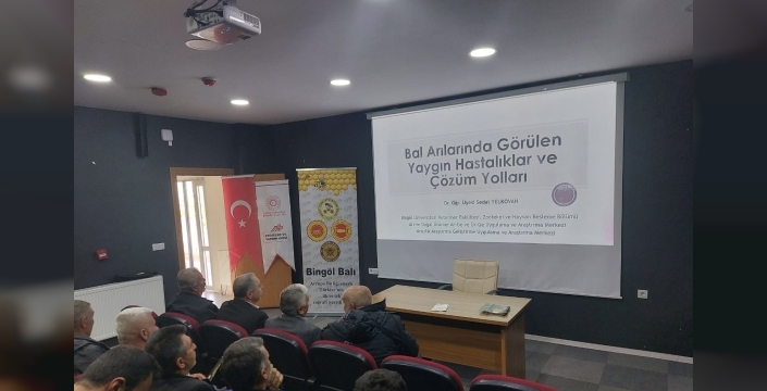 Bingöl’de arıcılara seminer verildi