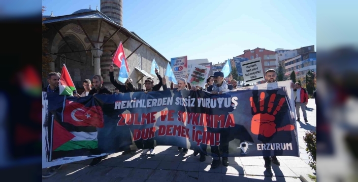 Erzurum’da sağlıkçıların 103 haftalık yürüyüşü sürüyor