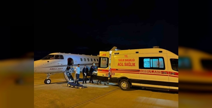 Hava ambulansı 11 yaşındaki çocuk için havalandı