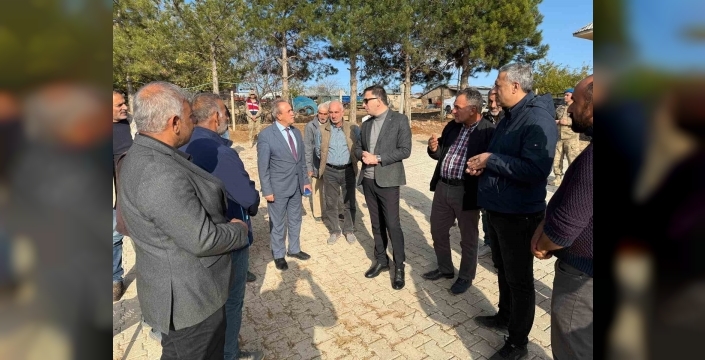 Kaymakam Levent Küçük, vatandaşlarla bir araya geldi