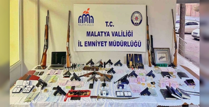 Malatya’da tefecilik ve kumar operasyonu: 31 gözaltı