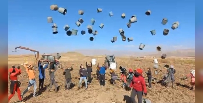 Patnos’ta patates hasadı tamamlandı: 500 Dönüm araziden bin 650 ton ürün elde edildi