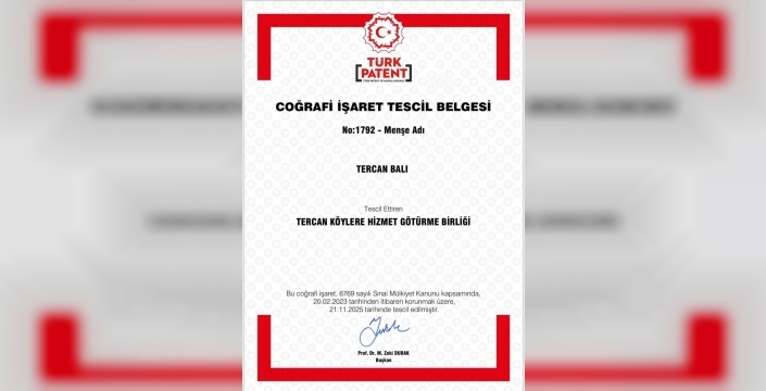 Tercan Balı Erzincan’ın 14. Coğrafi İşaretli ürünü oldu