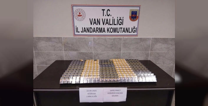 Van’da kaçak sigara ve malzeme ele geçirildi
