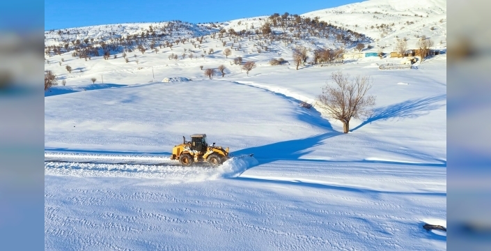 Muş’ta bir günde 333 köy yolu ulaşıma açıldı