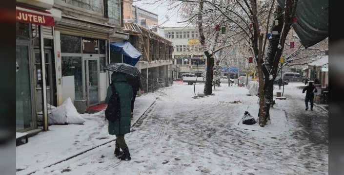 Tunceli’de kar yağışı etkisini artırdı