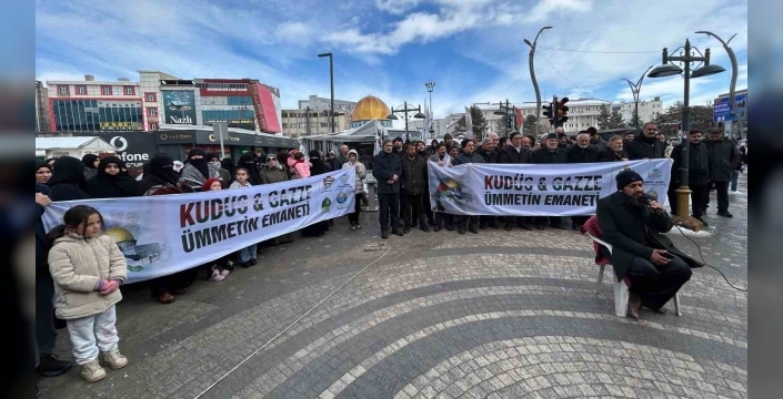Van’da ''Dünya Kudüs Haftası'' dolayısıyla basın açıklaması yapıldı