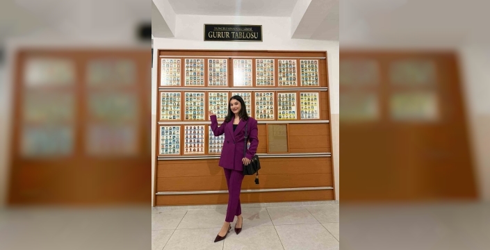 Avrupa ve dünya şampiyonu Erivan Barut, mezun olduğu okulda öğrencilerle buluştu