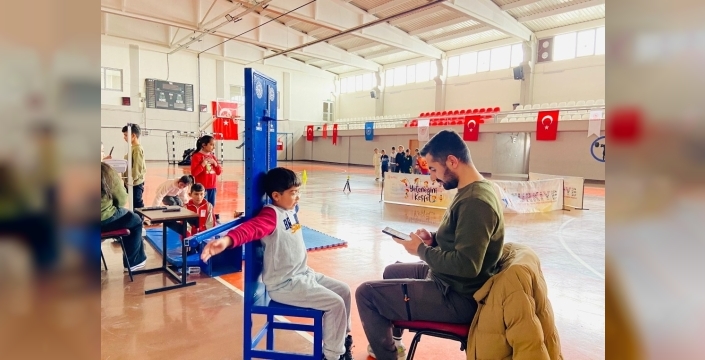 Diyadin’de geleceğin sporcuları keşfediliyor
