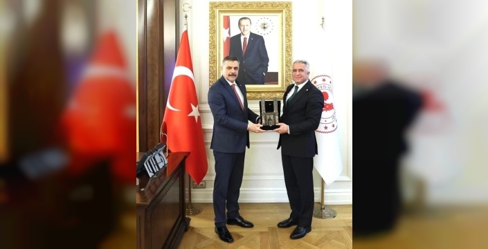 Erzurum Baro Başkanı Öner’den Bakan Çiftçi’ye ziyaret
