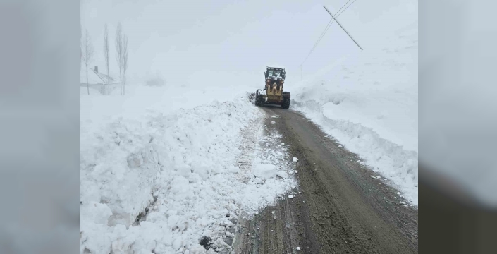 Hakkari’de 61 yerleşim yerinin yolu kapandı