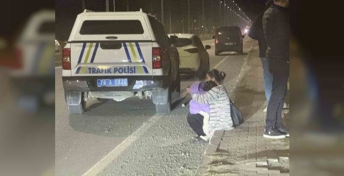 Iğdır’da otomobil sulama kanalına uçtu: Sürücü, kızı ve torunu son anda kurtuldu