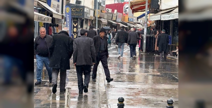 Iğdır’da yağmur etkili oluyor
