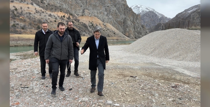 Kemaliye’de planlanan projeler için teknik inceleme başlatıldı
