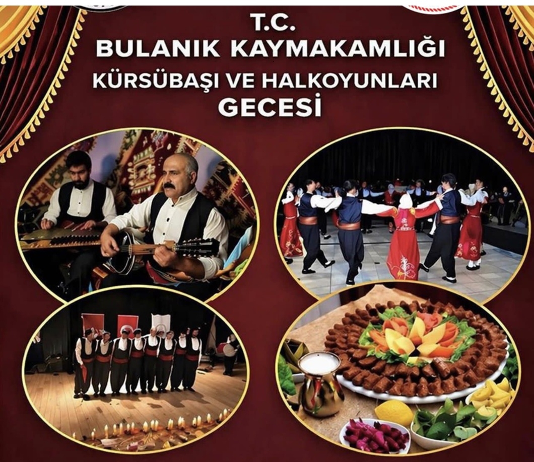 Bulanık’ta Kültür Gecesi: Kürsübaşı ve Halk Oyunları Etkinliği Düzenleniyor