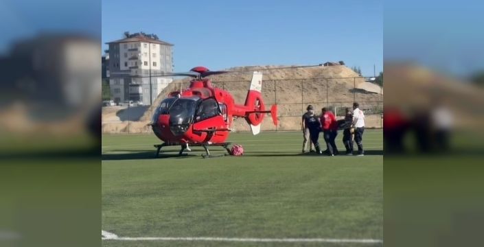 Malatya’da ambulans helikopter 78 yaşındaki hasta için havalandı