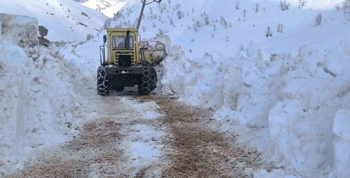 Yurda bahar geldi, Ovacık’ta karla mücadele sürüyor