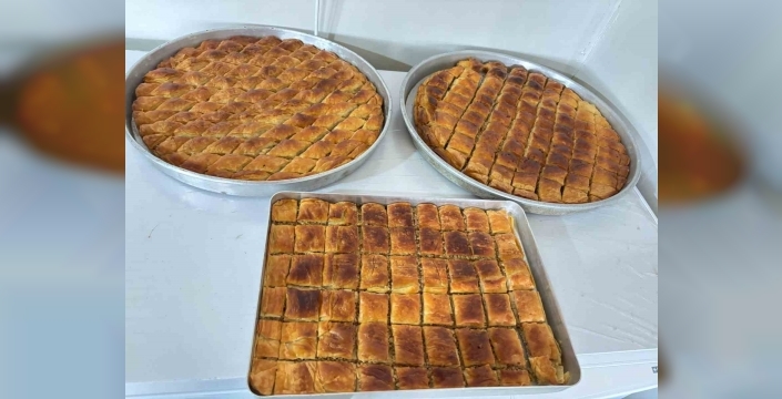 Ağrı’da bayram öncesi evlerde baklava mesaisi başladı