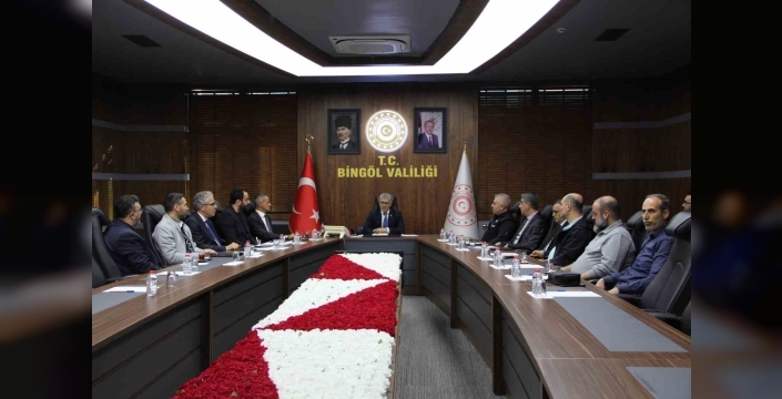 Bingöl’de Deprem Master Planı değerlendirmesi yapıldı