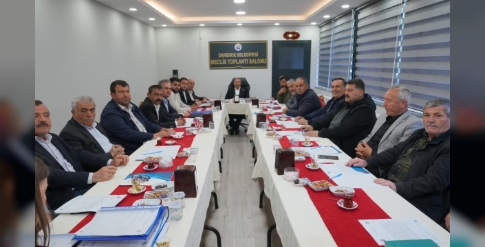 Darende Belediyesi Mayıs Ayı Meclis toplantısı