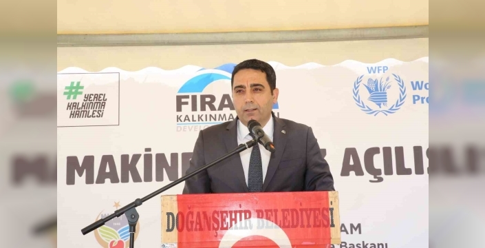 Doğanşehir’de buğday üretimine güç katacak ortak tarım makineleri parkı açıldı