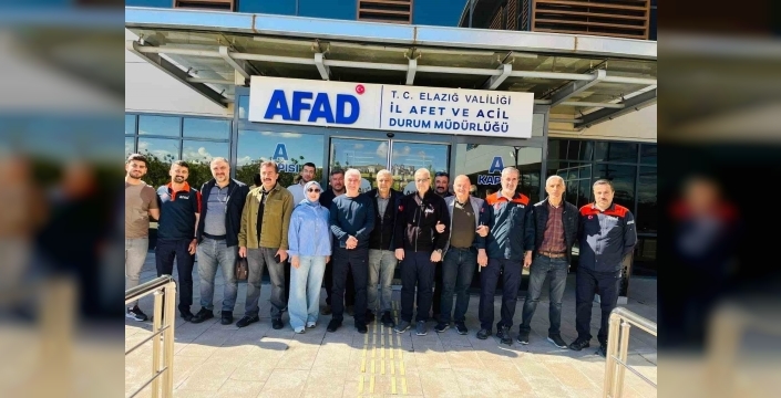 Elazığ’da AFAD personeline enkazda iletişim eğitimi verildi