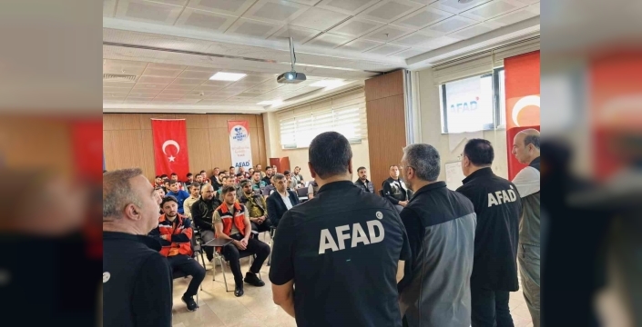 Elazığ’da Orman Bölge Müdürlüğü personeline afet eğitimi
