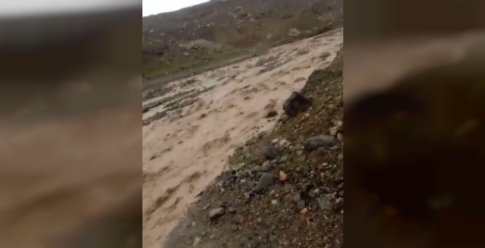Elazığ’da sağanak sonrası sel