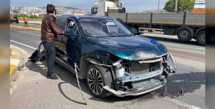 Elazığ’da trafik kazası: 1 yaralı