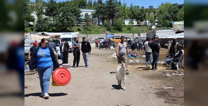Elazığ hayvan pazarında hareketlilik sürüyor