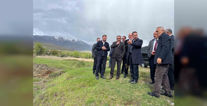 Erzincan’da Karakaya köyünde su kaynakları incelendi