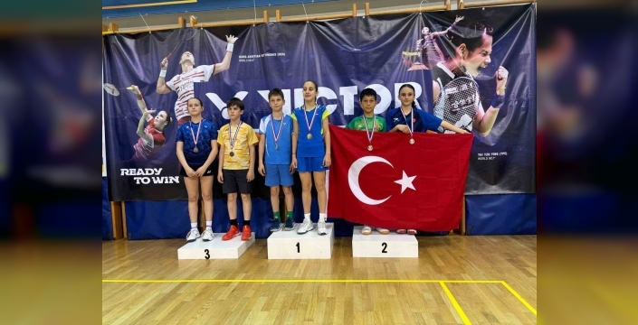 Erzincanlı badmintonculardan Avrupa ikinciliği