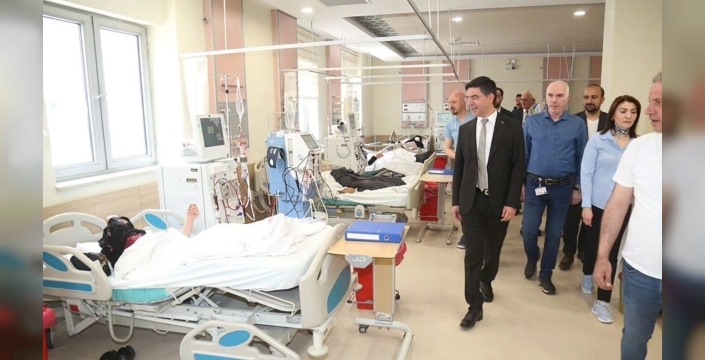 Erzurum Şehir Hastanesi’nde bayramlaşma