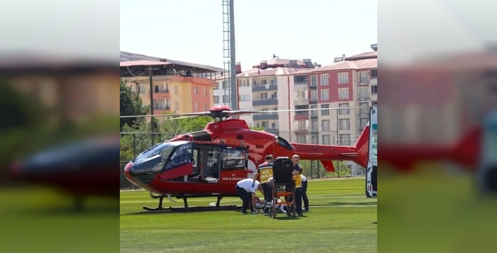 Hava ambulansı 7 aylık bebek için havalandı